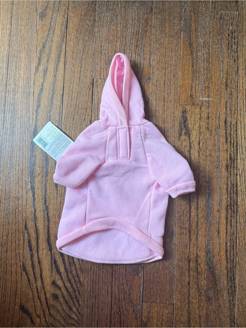 Top Paw Light Pink Pullover Dog Hoodie with Paw Accent